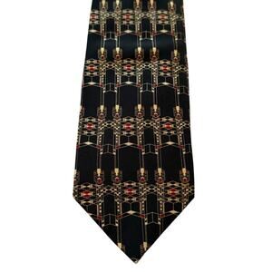 Frank Lloyd Wright Collection 100% Silk Tie Robie House Gate Architecture Design